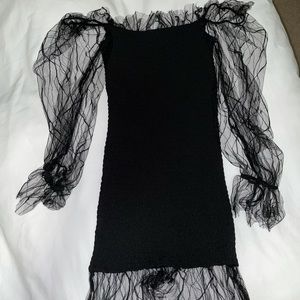Princess polly black mini dress